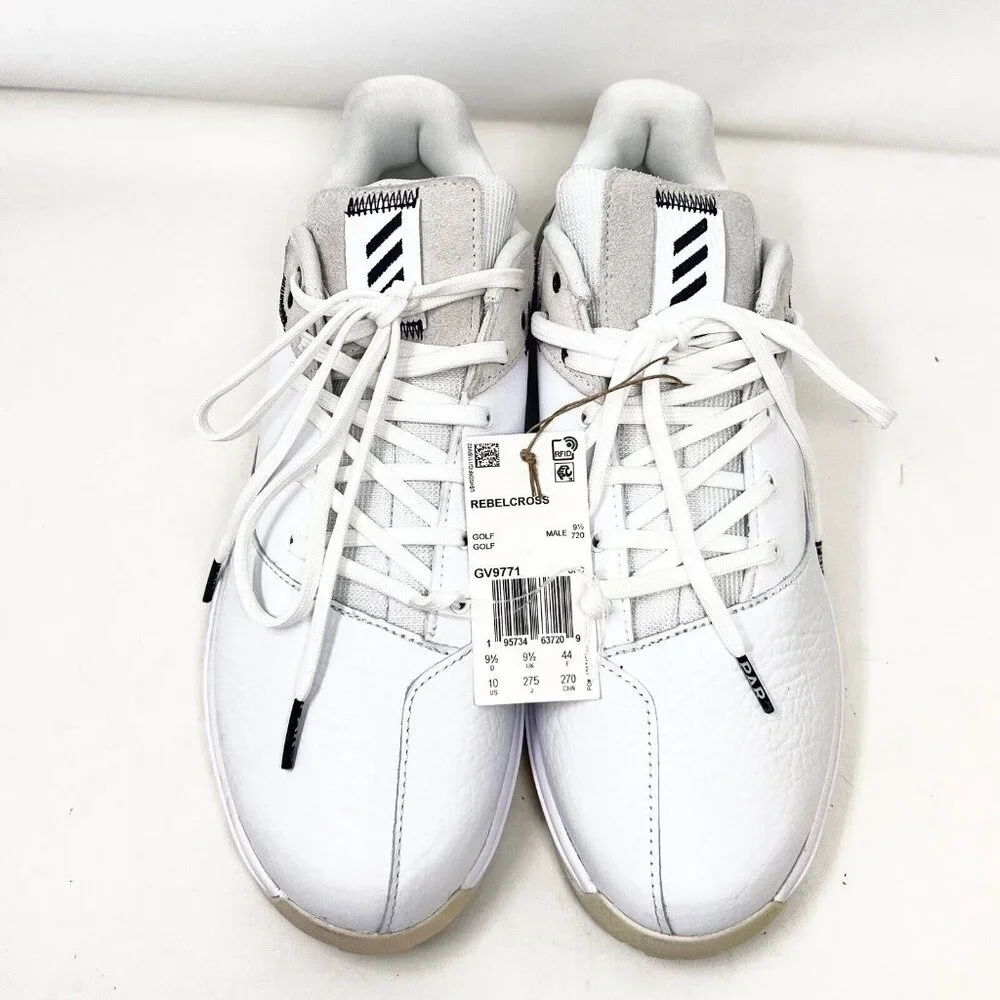 Adidas Rebelcross Mens Golf Shoes White Black EVN‎ 791001 Size 8 Classic * New *